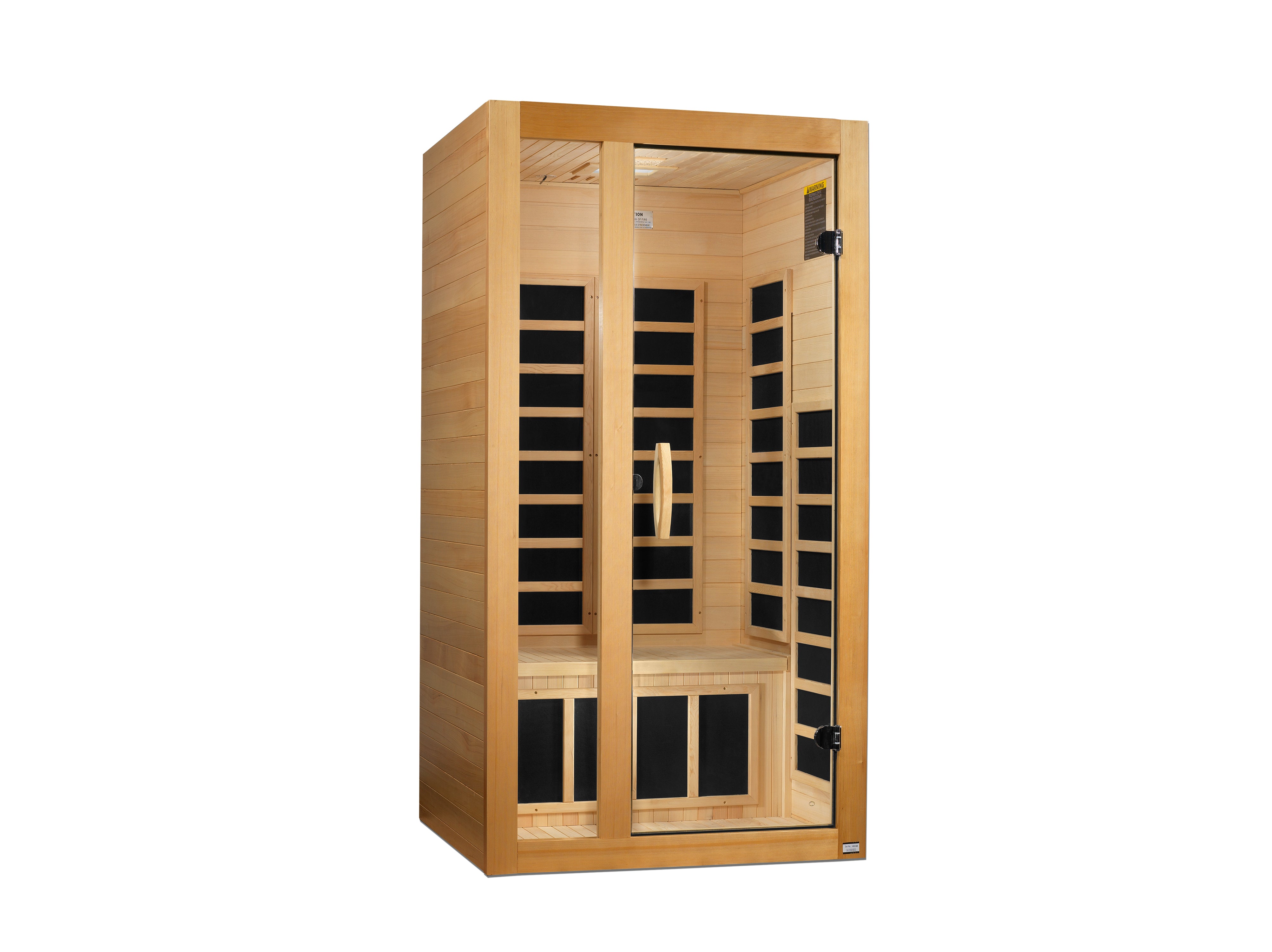 Dynamic Gracia 1-2 Person Low EMF FAR Infrared Sauna - Front view