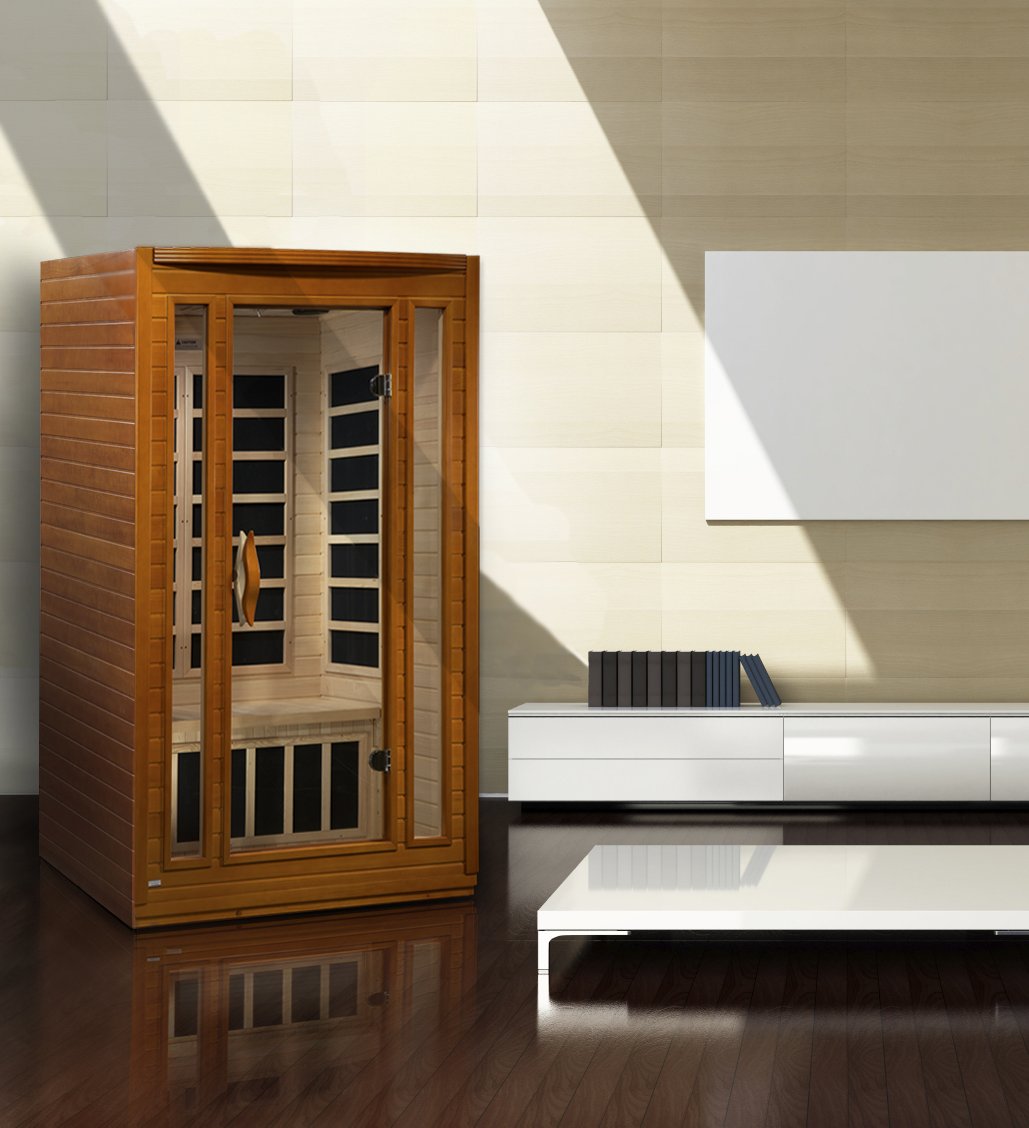 Dynamic San Marino 2-Person Low EMF FAR Infrared Sauna (Canadian Hemlock)