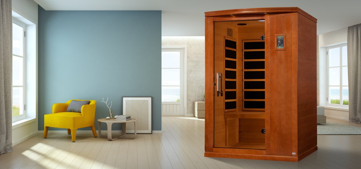 Dynamic Venice Elite Plus 2-Person Ultra Low EMF FAR Infrared Sauna (Canadian Hemlock)