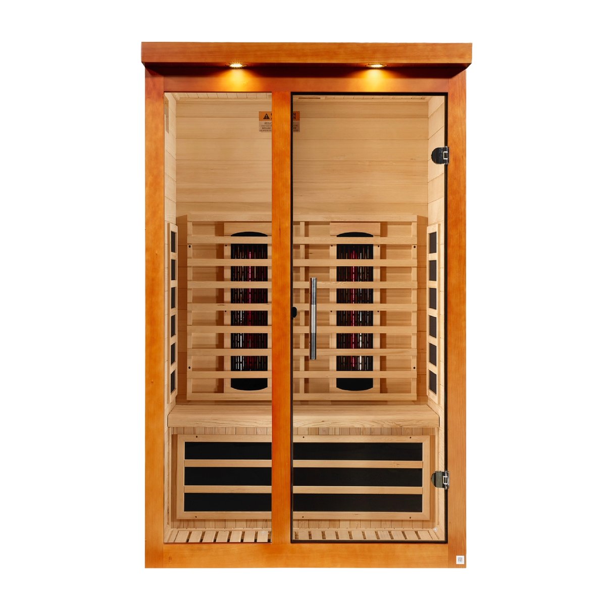 Dynamic Llumeneres 2-Person Full Spectrum Near Zero EMF FAR Infrared Sauna (Canadian Hemlock)