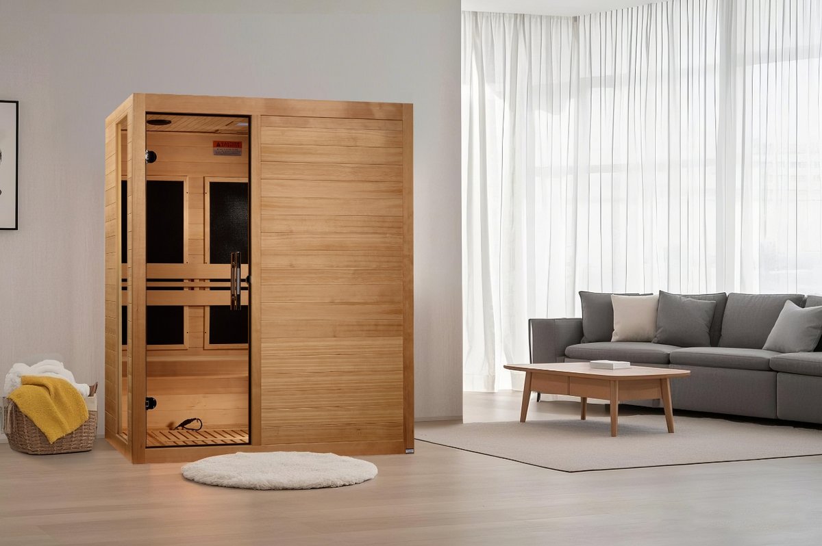 Dynamic Toscana Elite 3-Person Ultra Low EMF FAR Infrared Sauna (Canadian Hemlock)