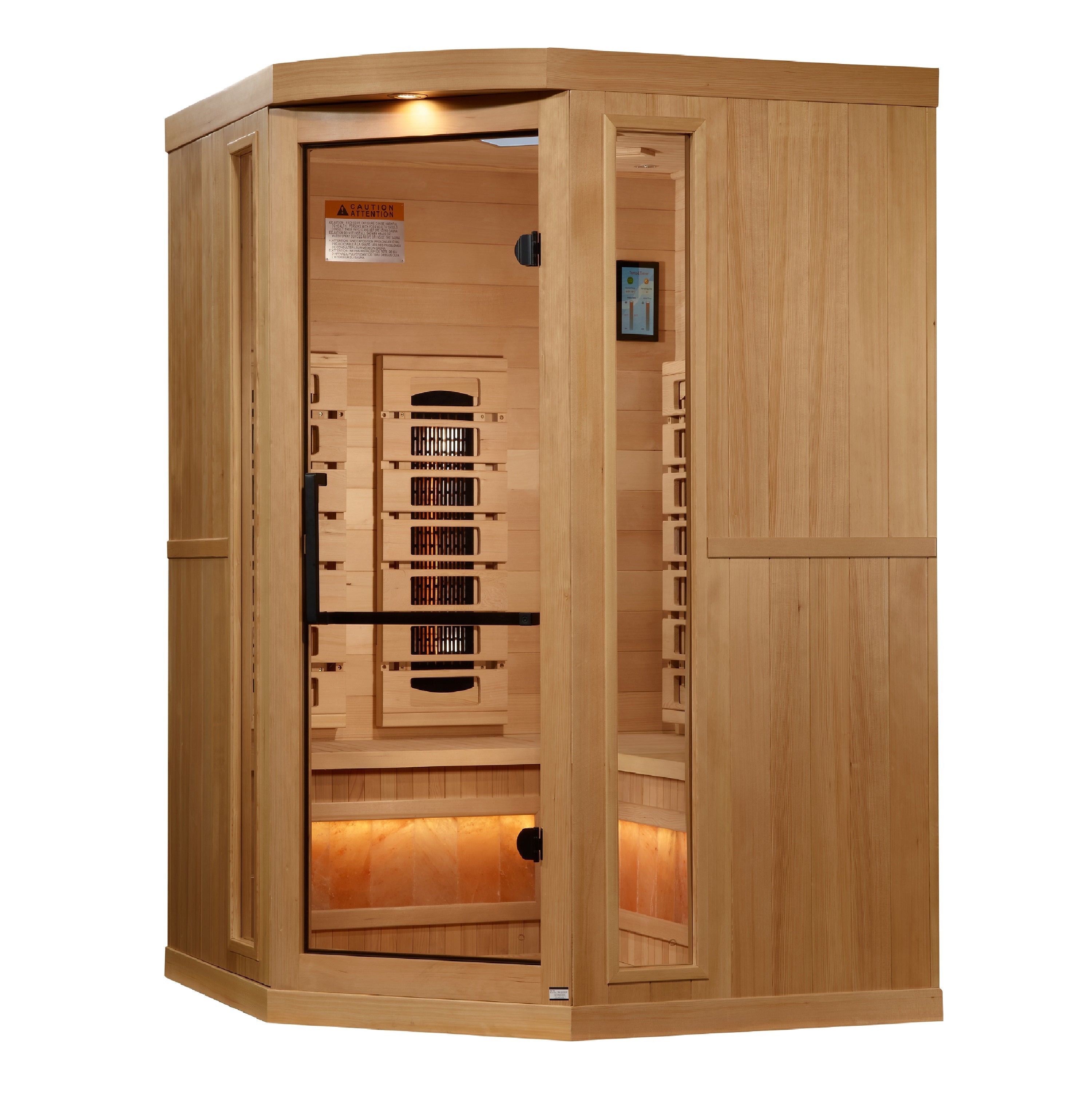 Golden Designs 8000 Reserve 3 Person Corner Full Spectrum Infrared Sauna