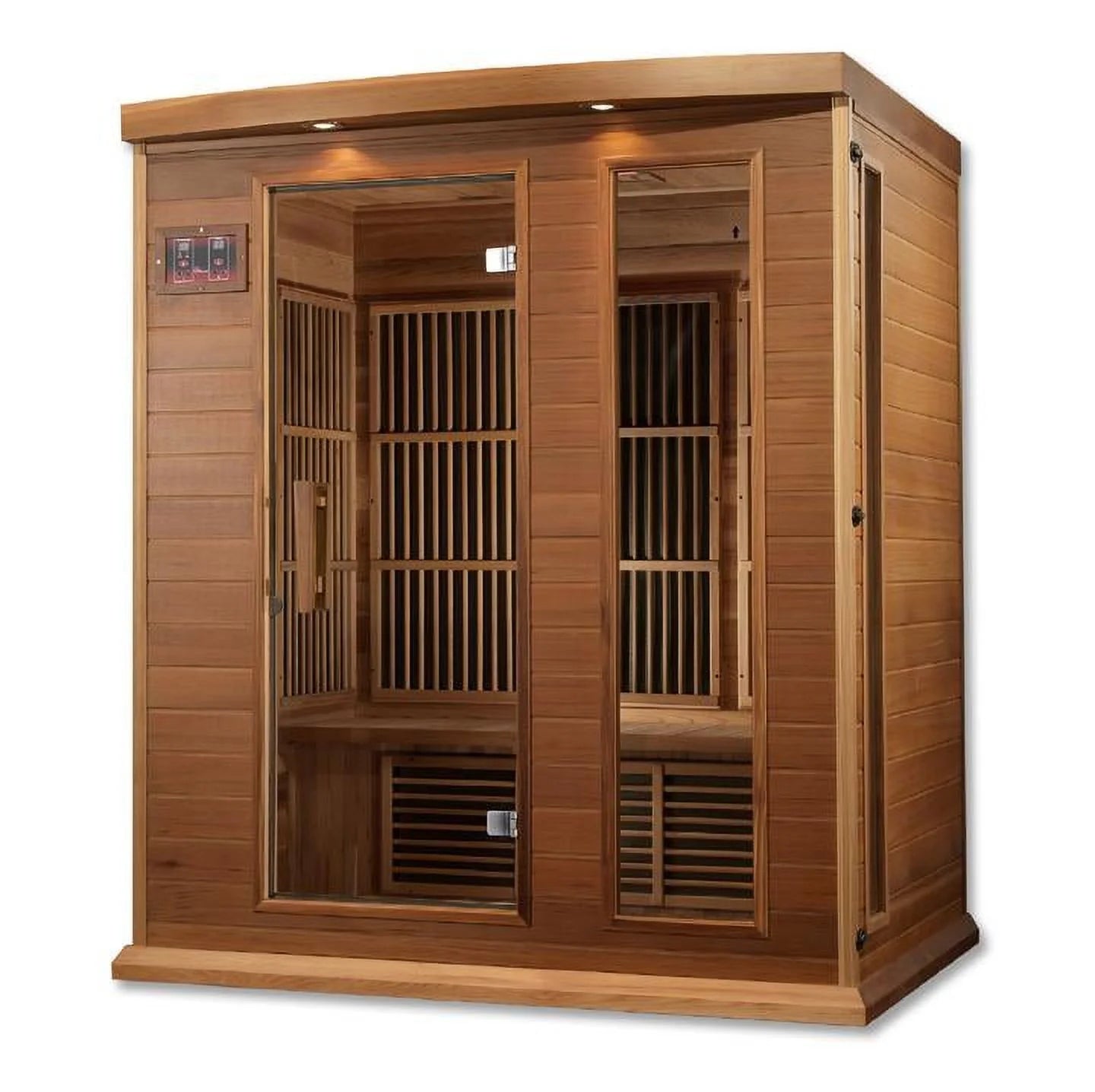 Sauna  3 per near Zero EMF FAR Infrared Carbon Canadian Hemlock Sauna;