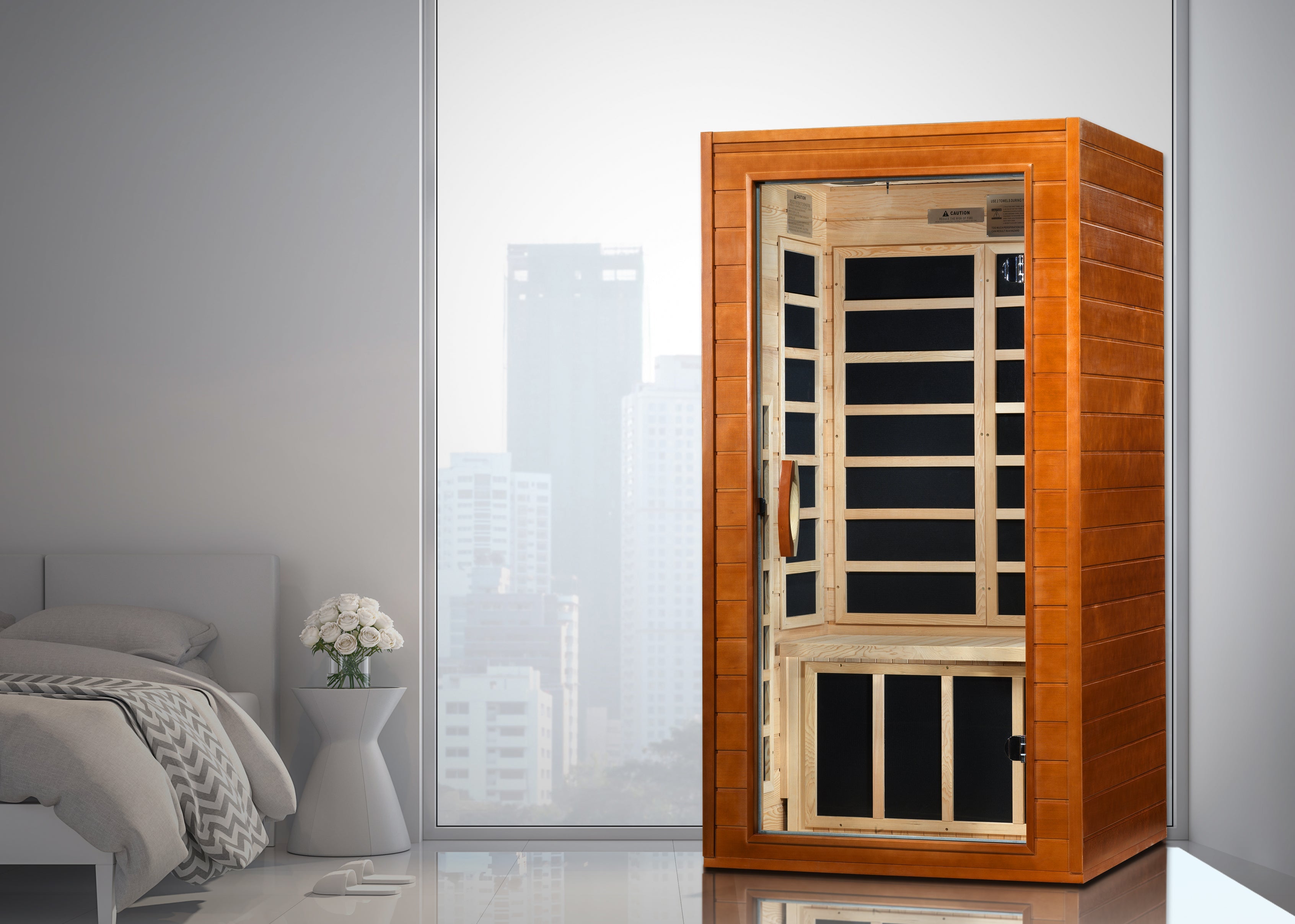 Dynamic Avila 1-2 Person Low EMF FAR Infrared Sauna - Hero