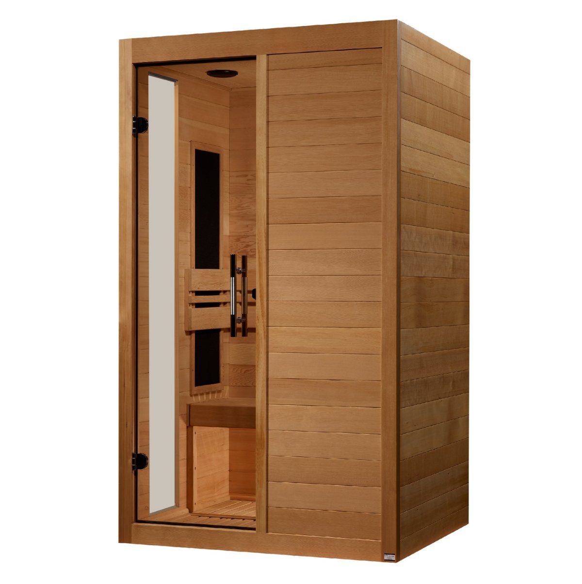 Dynamic Veneto 1-2 Person Low EMF FAR Infrared Sauna (Canadian Hemlock)