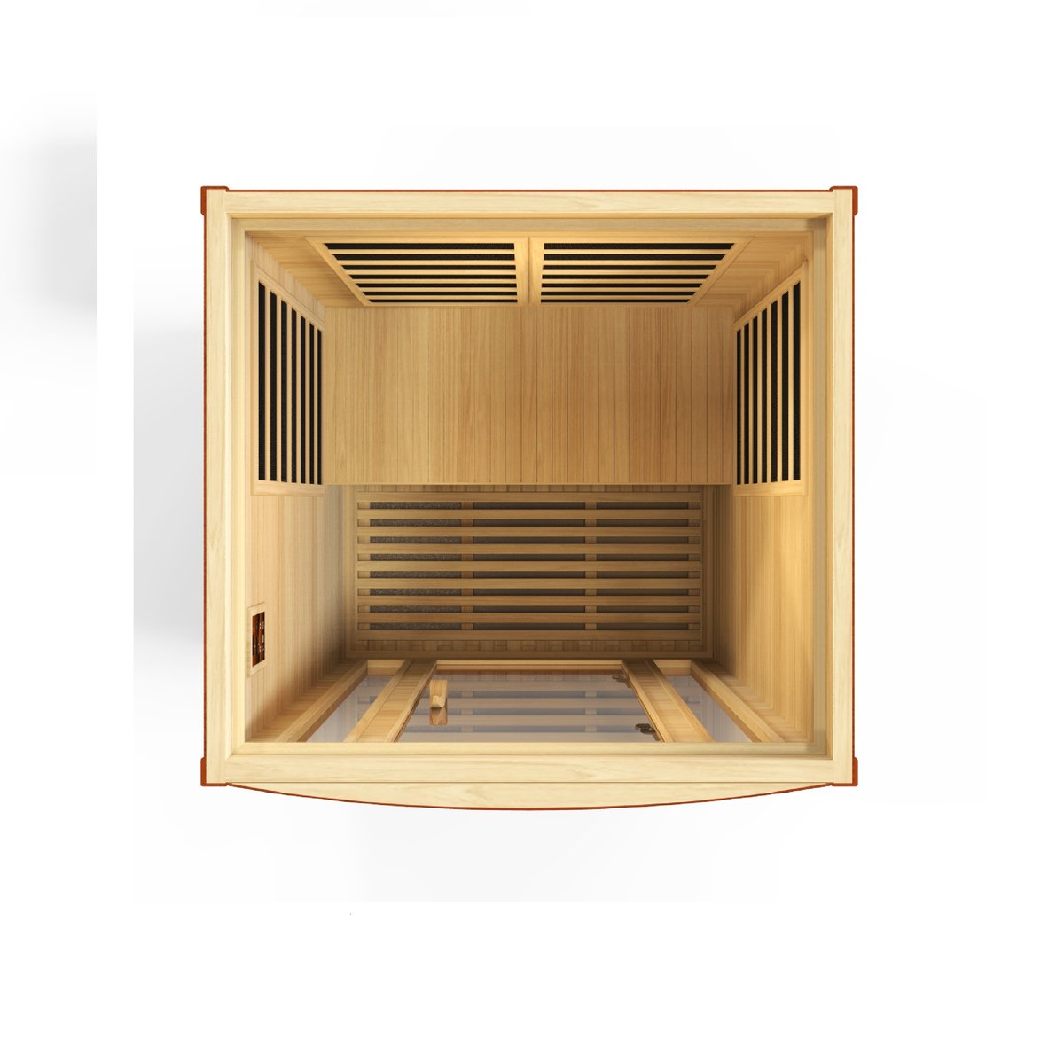 Dynamic San Marino 2-Person Low EMF FAR Infrared Sauna (Canadian Hemlock)