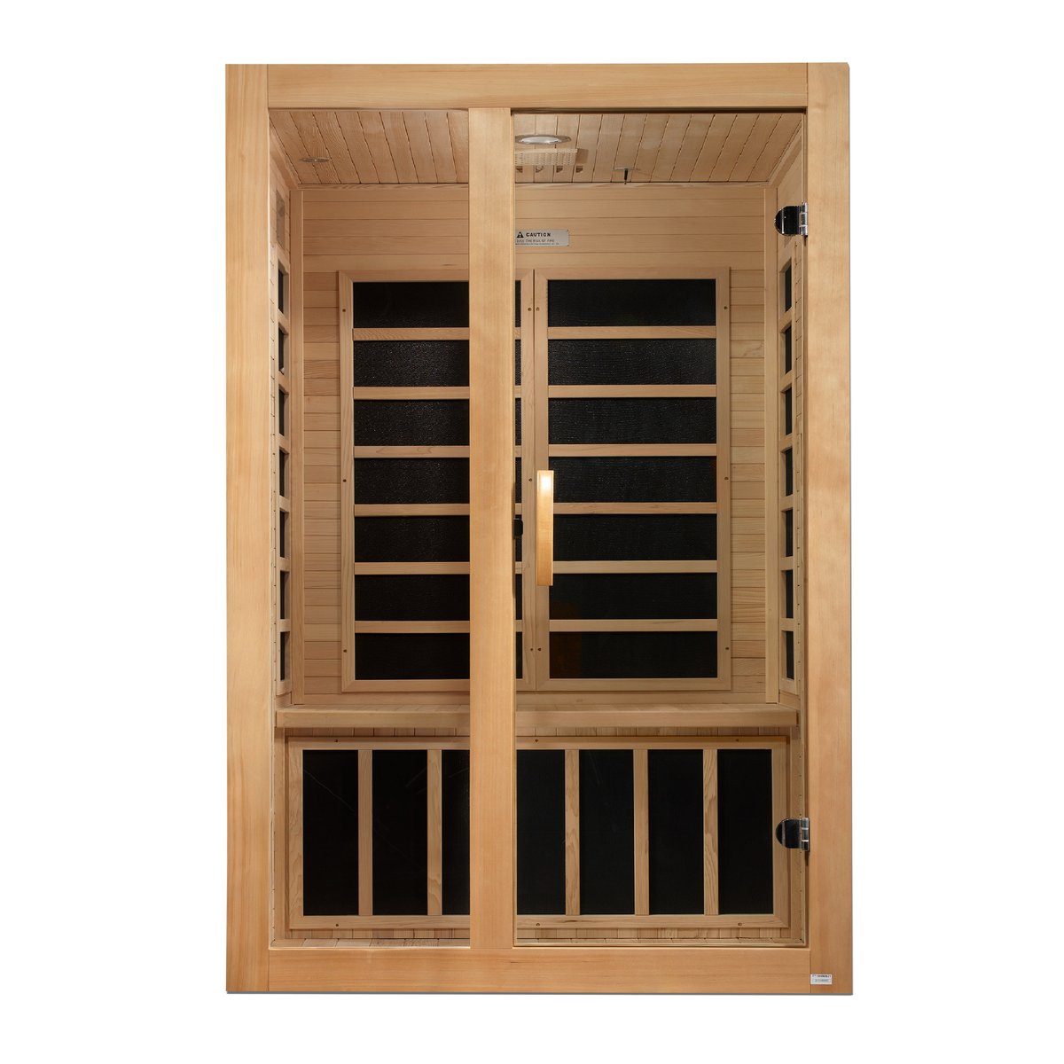 Dynamic Santiago 2-Person Low EMF FAR Infrared Sauna (Canadian Hemlock)