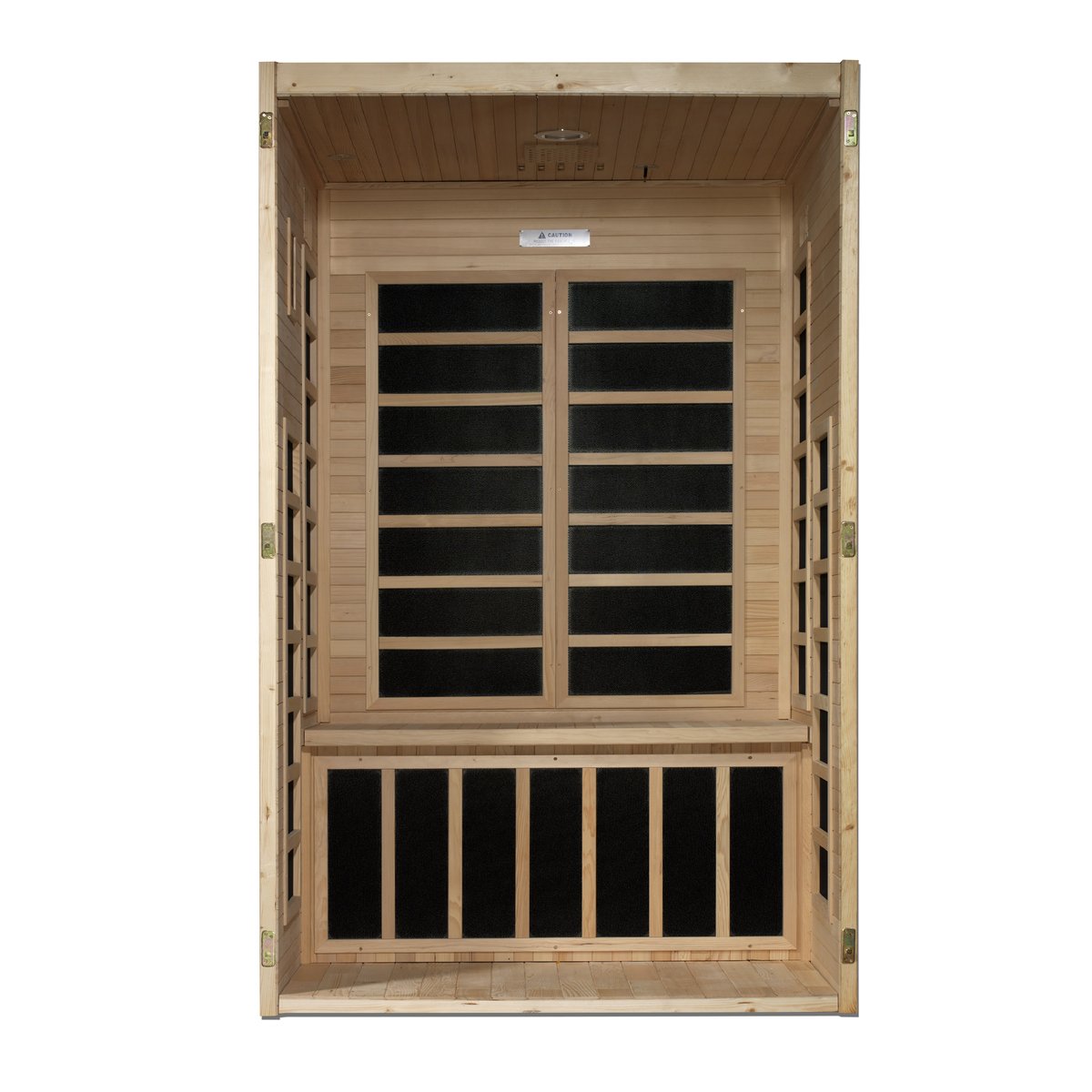 Dynamic Santiago 2-Person Low EMF FAR Infrared Sauna (Canadian Hemlock)