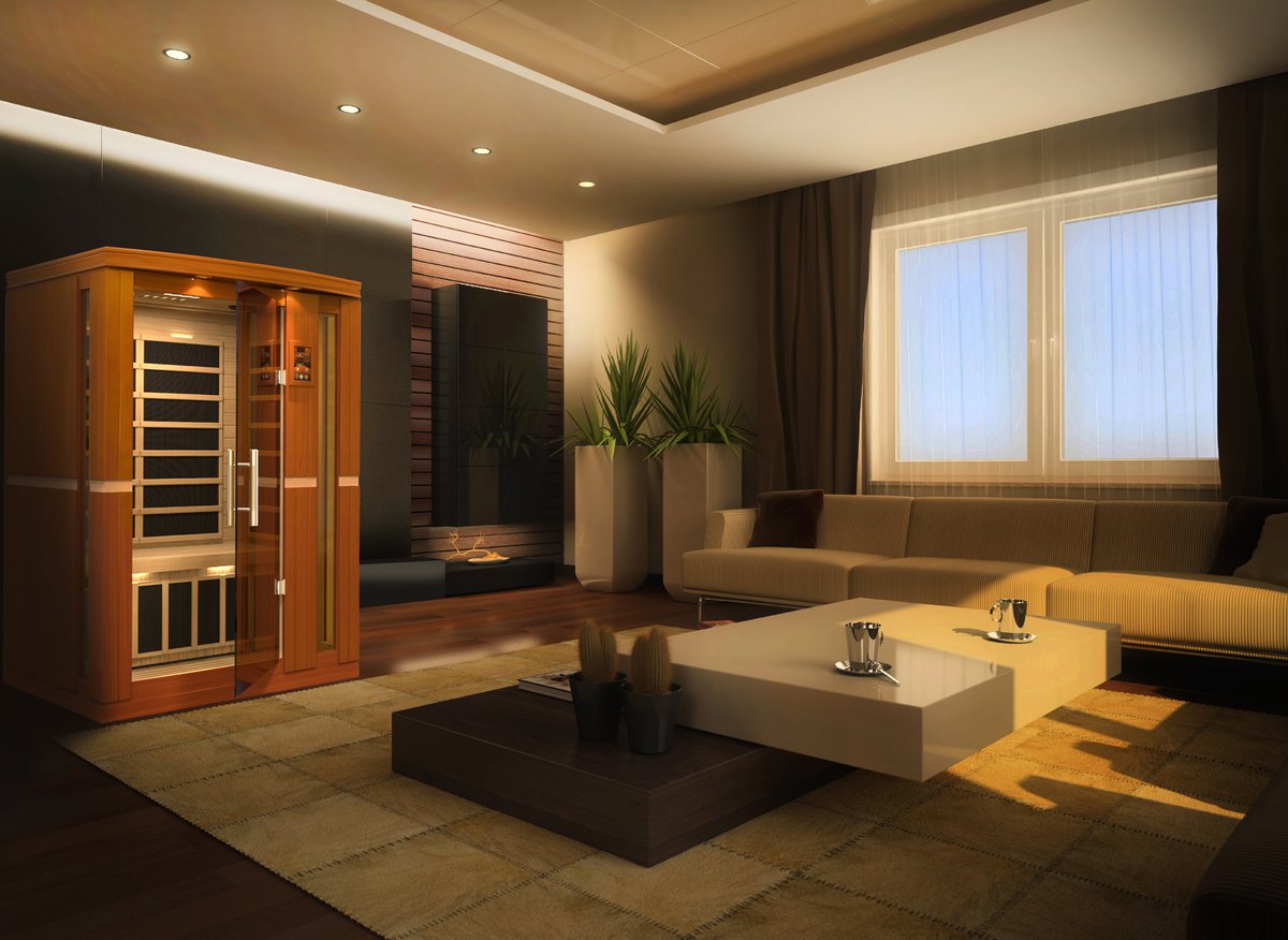 Dynamic Vittoria 2-Person Low EMF FAR Infrared Sauna (Canadian Hemlock)