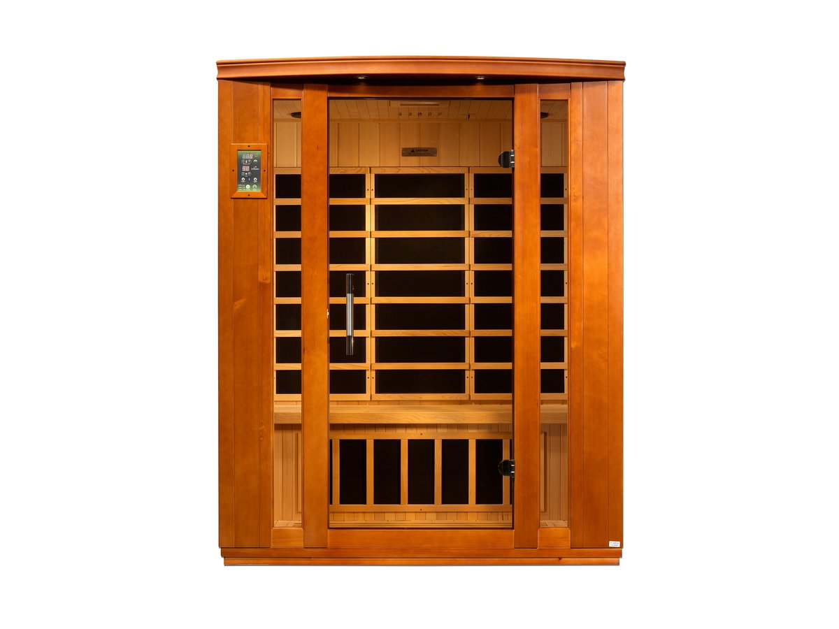 Dynamic Bellagio Elite 3-Person Ultra Low EMF FAR Infrared Sauna (Canadian Hemlock)