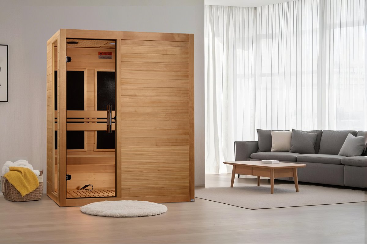 Dynamic Toscana Elite 3-Person Ultra Low EMF FAR Infrared Sauna (Canadian Hemlock)