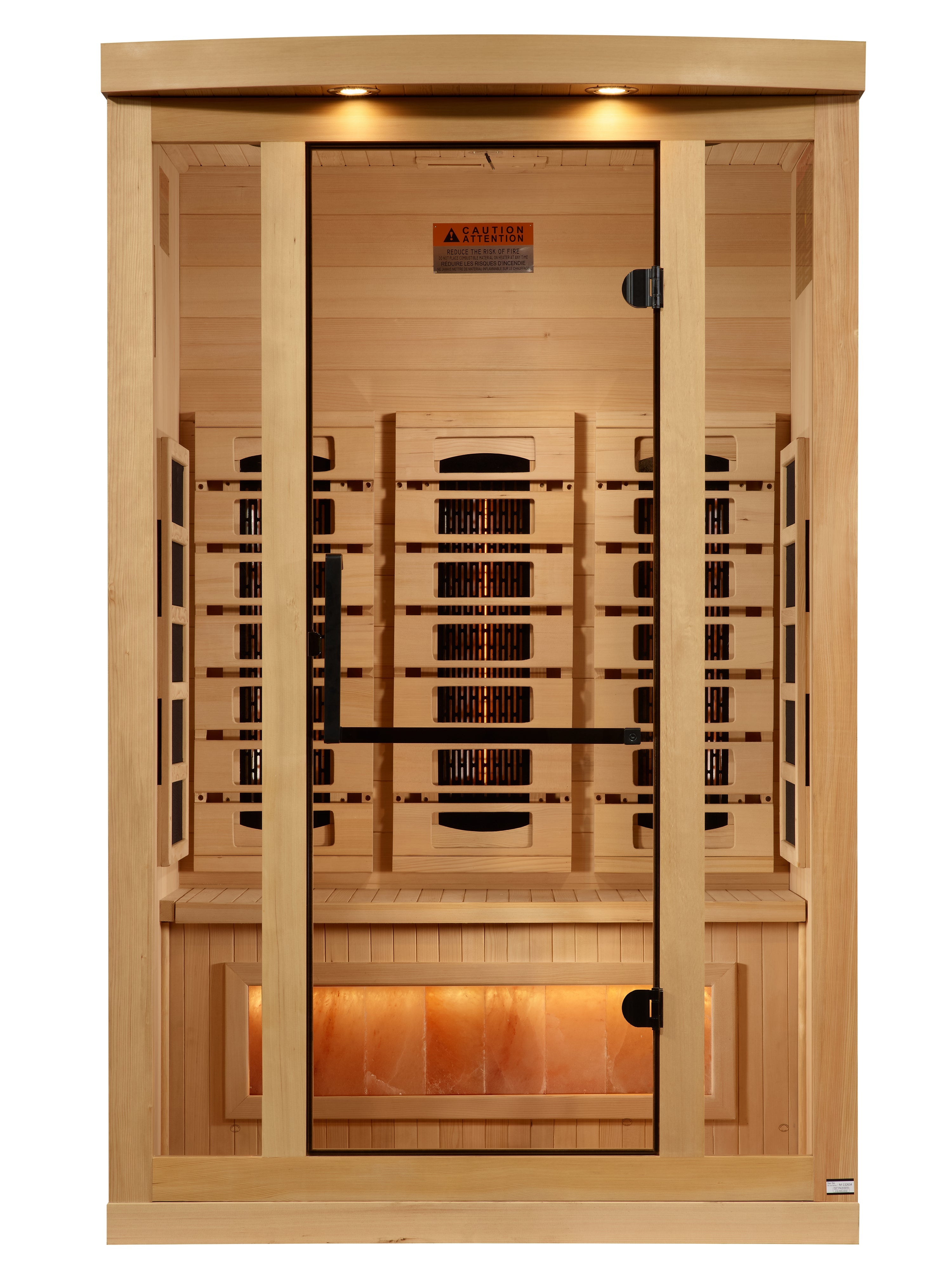 Golden Designs 8000 Reserve 2 Person Full Spectrum Infrared Sauna - front