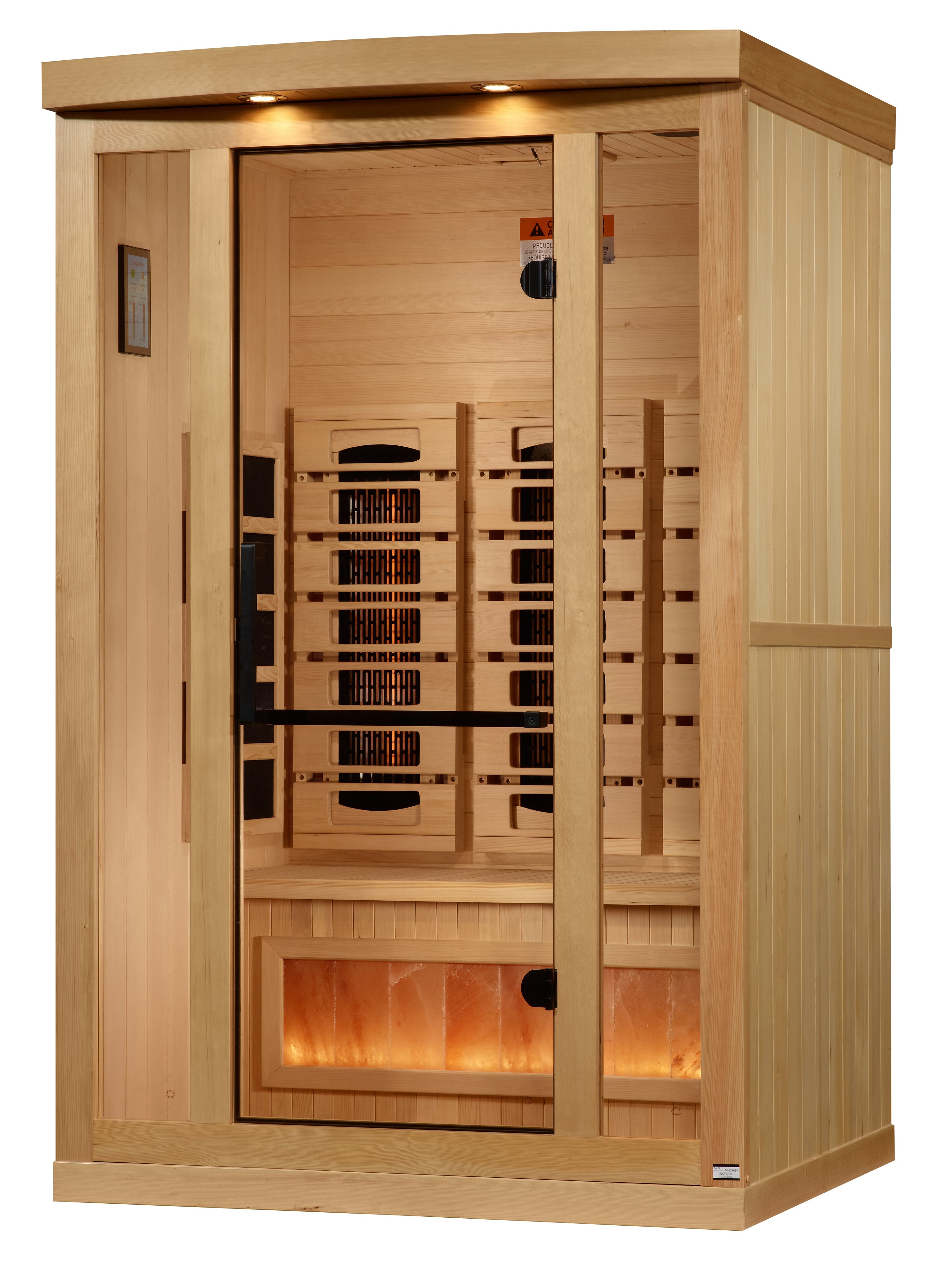 Golden Designs 8000 Reserve 2 Person Full Spectrum Infrared Sauna - left