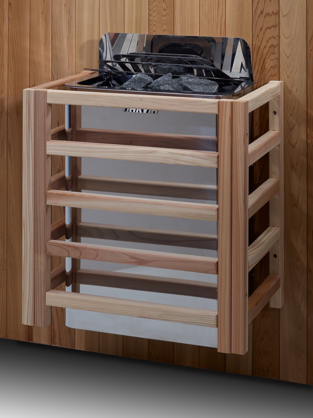 Golden Designs Karlstad 6 Person Hybrid Outdoor Sauna - Full Spectrum IR or Traditional Stove