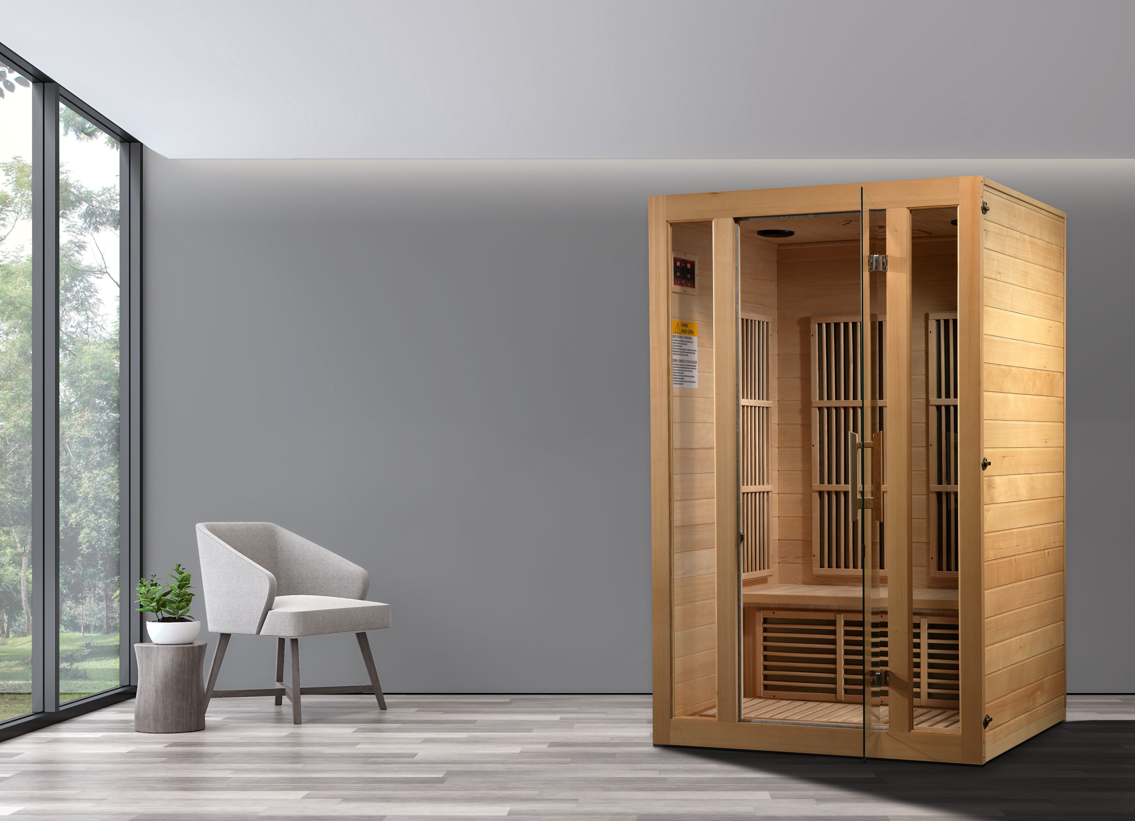 Maxxus Seattle 2-Person Low EMF FAR Infrared Sauna - Hero